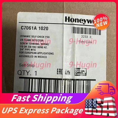 1PCS New Sealed Honeywell C7061A-1020 UV Flame Detector Free Shipping