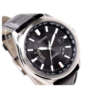 Pre-owned Citizen Collection Cb0011-18e Eco-drive Direct Flight Atomic Radio Men Watch