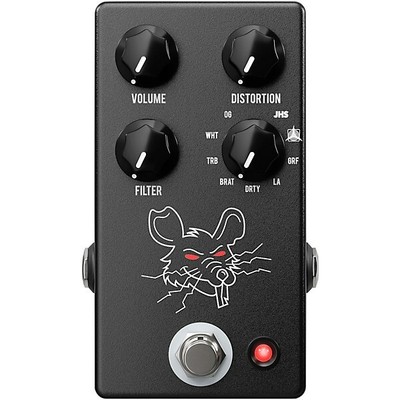 JHS Pedals PackRat DistortionFuzz Effects Pedal Black