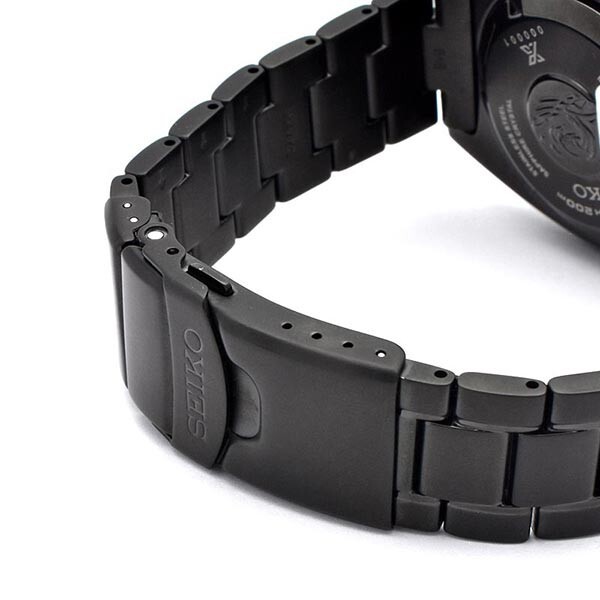 Pre-owned Seiko Prospex Sbdy127 The Black Series Mint Diver Scuba Men Watch Night Vision
