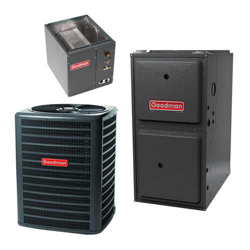 4 Ton 15 Seer Goodman 100,000 Btu 96% Afue Gas System