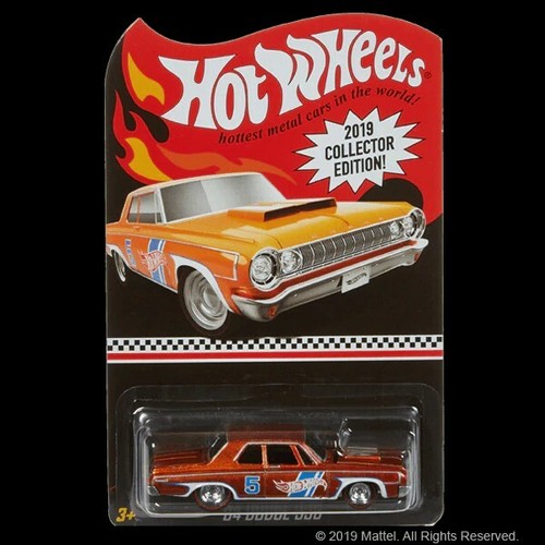 ホットウィール コレクターズエディション '64 ダッジ 330 Rare Hot Wheels Collector Edition '64 Dodge 330 Hood Opens