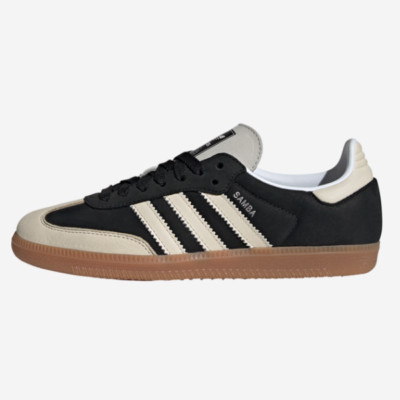 Adidas WMNS Samba OG Leather Shoes 'Black/Wonder White' - IE5836 Expeditedship