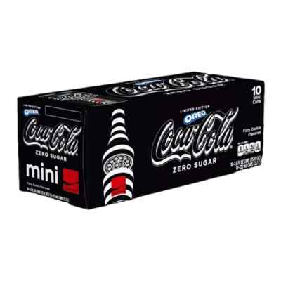 Coca-Cola  Zero Sugar OREO Limited Edition Creations  7.5 oz Mini-Can (10 Pack)
