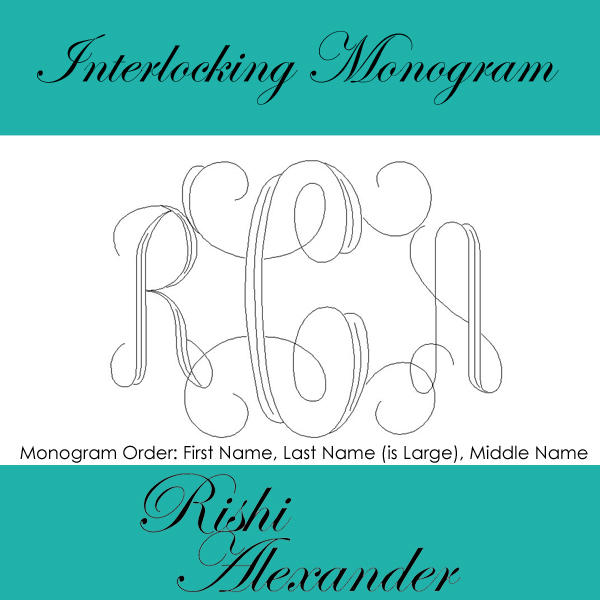 925 Sterling Silver Monogrammed Personalized Childrens Necklace