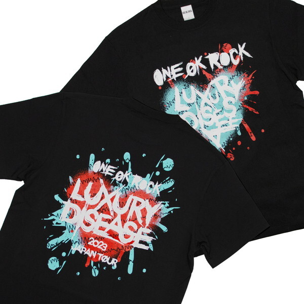 ONE OK ROCK ワンオクJapanツアー2023Tシャツ LUXURY ONE OK ROCK 2023 LUXURY DISEASE JAPAN TOUR Official T-shirt