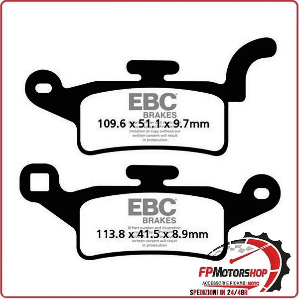 PASTIGLIE FRENO PER YAMAHA XENTER 125 12>15 BWS 10>13 EBC SFAC492 MESCOLA CARBON