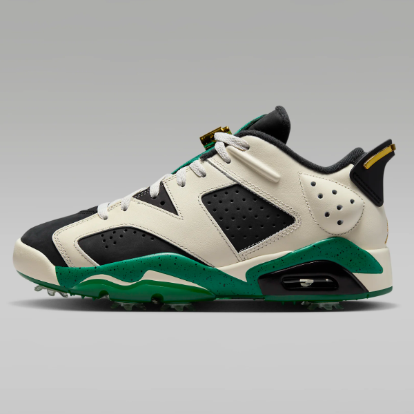 

Кроссовки для гольфа Nike Jordan Retro 6 G NRG (FJ0848-100) ускоренная доставка, White/black/green, Nike Jordan 6