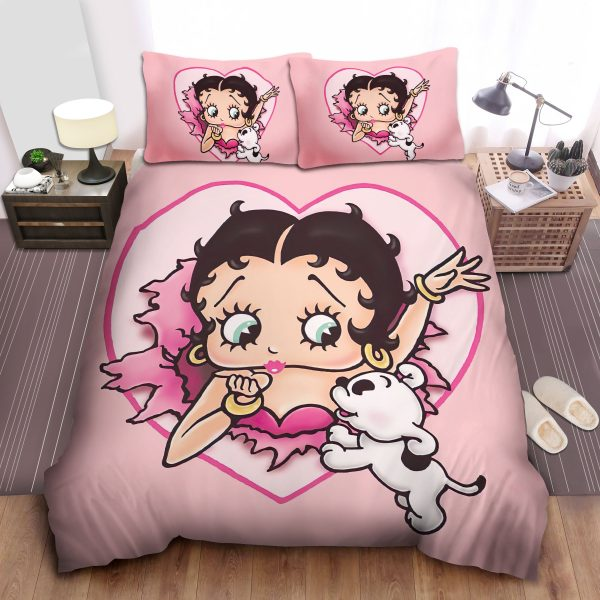 Betty boop duvet cover set top