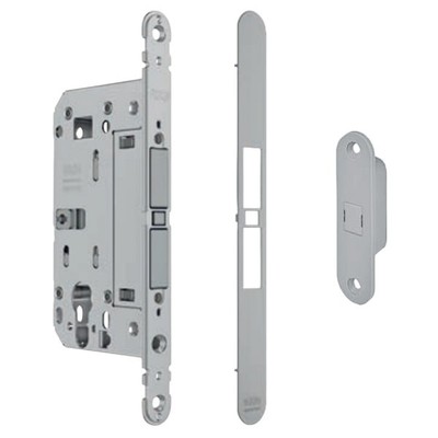 AGB Touch Mortise Silent Magnetic Euro Cylinder Door Lock Case Black White Gray