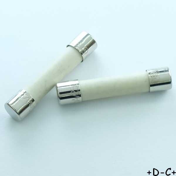 Fusible 125ma CéRamique Rapide 6.3x32mm 500vac Eska (Lot De 2)