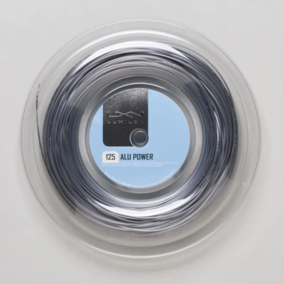 New Luxilon ALU Power 125mm/16L Silver 330 feet/100 meter Reel Tennis String