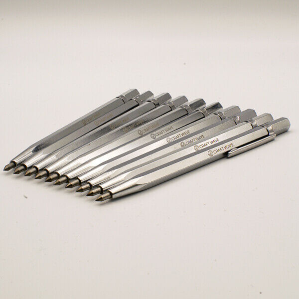 Single Carbide Scribe Marking Etching Measuring Tool on Metal Glass