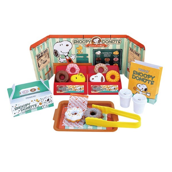 PEANUTS]SNOOPY Snoopy Donut Shop Set Pretend Play From JP
