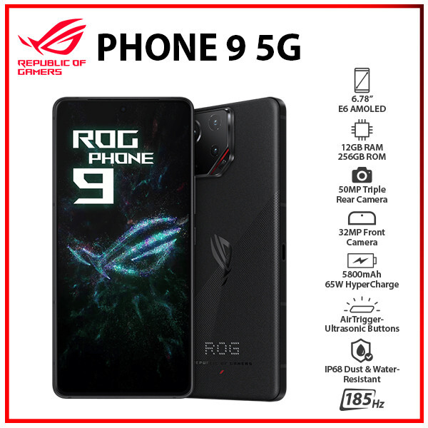 【値下げ】試用のみ★ASUS ROG Phone9 12GB+256GB★ ASUSのゲーミングスマホ「ROG Phone 9」3月28日に日本発売決定