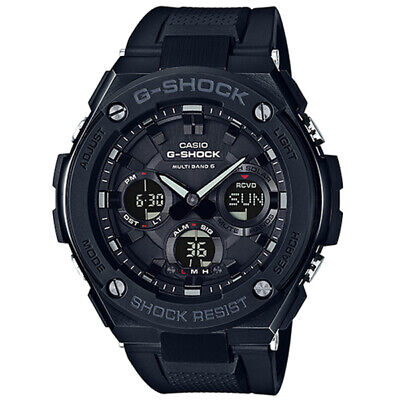 Pre-owned Casio International Warranty Gst-w100g-1bjf G-steel Men's Watch