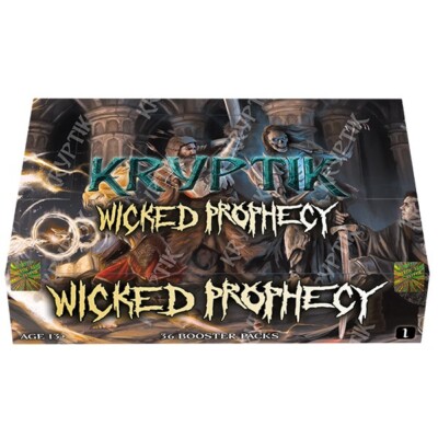 Wicked Prophecy Wave 1 Booster Box Display Kryptik TCG