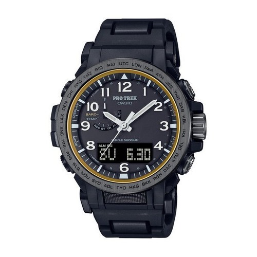 Pre-owned Casio Prw-51fc-1jf [pro Trek Eco-materials Radio Wave Solar Model]