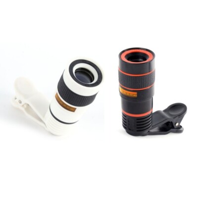 8X Zoom Telephoto Telescope Lens Phone Camera Clip Best For iPhone 5/6/7/8 XR