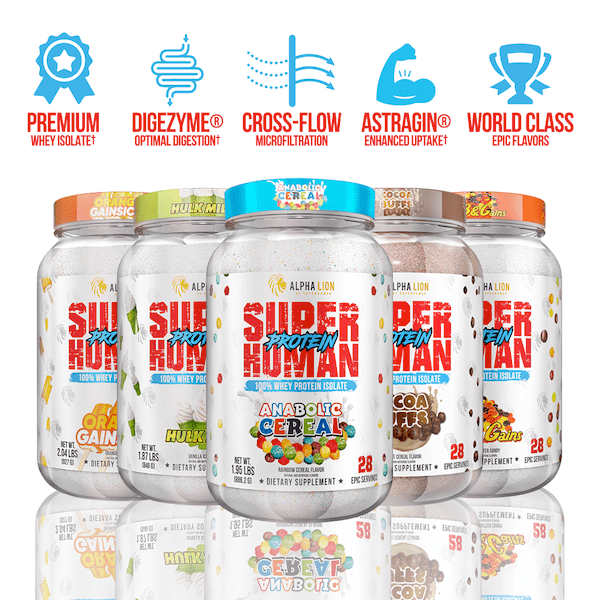 ALPHA LION SUPERHUMAN PROTEIN 100% Whey Protein Isolate 28 S