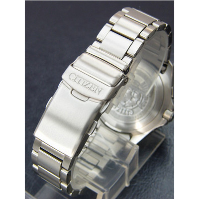 Pre-owned Citizen Promaster Land Pmd56-2952 Black Dial Eco-drive Solar Titanium Men Watch