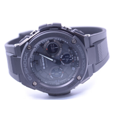 Pre-owned Casio International Warranty Gst-w100g-1bjf G-steel Men's Watch