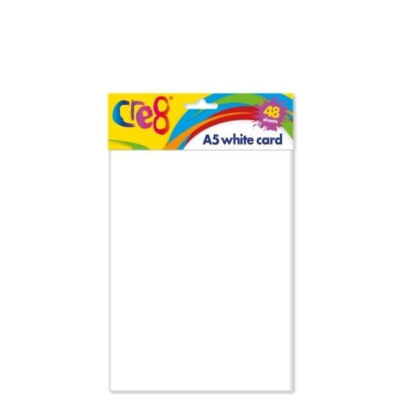 Cre8 Art & CraftA5 Carte Blanche 48 Feuilles
