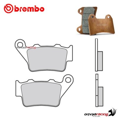 Bremsbel�ge hinten Brembo fur Vor Cross 500 2000-2001