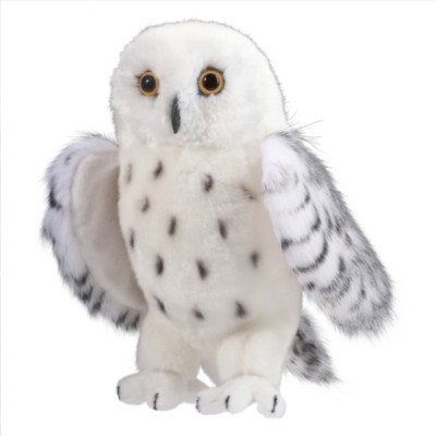 Douglas LEGEND SNOWY OWL Plush Toy 10 Inch Stuffed Animal Hedwig Potter Owl NEW