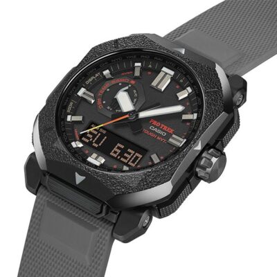 Pre-owned Casio Pro-trek Prw-6900bf-1jf Black Climber Line Men's Watch In Box