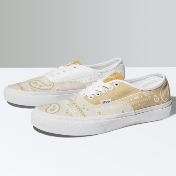 

Vans Peace Paisley Authentic Sneakers Unity Sand — VN0A5KRDAV0 Expeditedship, Бежевый, Vans Peace Paisley