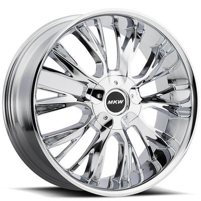 NEW 4ea 20X8.5 MKW Wheels M122 Chrome Rims 20" 20inch (S1)