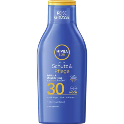 Nivea Sun Sunscreen Protect & Care SPF 30 100ml/3.38 fl oz Travel Size FREE SHIP