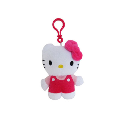 Brand New Sanrio Pink Hello Kitty Coin Purse Key-Chain With Zipper