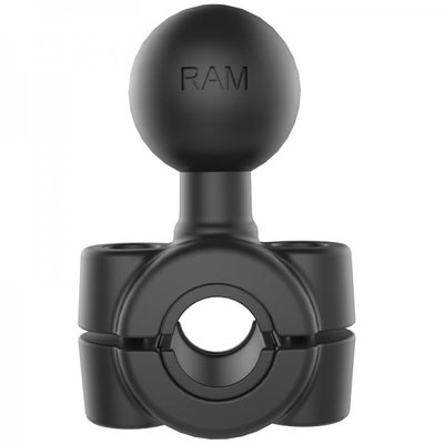RAM Mount Torque 0.375 to 0.625'' Diameter Mini Handlebar Rail Base with 1'' Ball