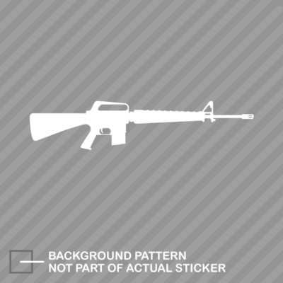 M-16 Sticker Die Cut Decal AR15 M16 AR-15