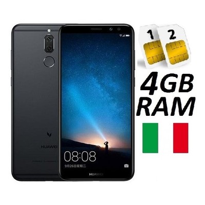 HUAWEI MATE 10 LITE 64GB RAM 4GB DUAL SIM BLACK GARANZIA 24 MESI ITALIA NO BRAND