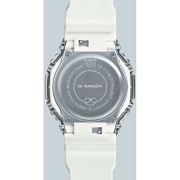 Pre-owned Casio Psl  G-shock Gm-2100ws-7ajf Precious Heart Selection Men's Watch 2023