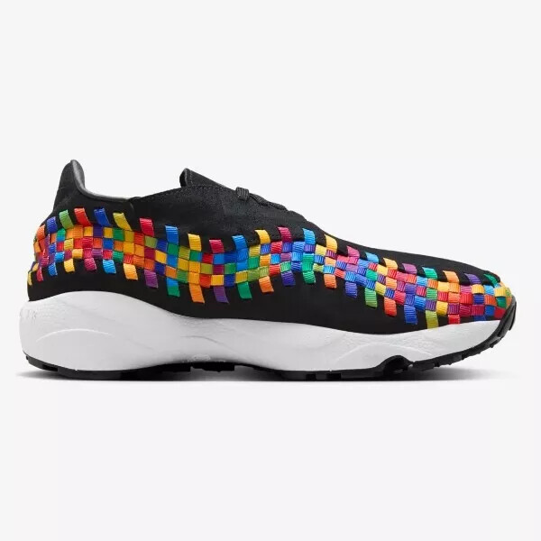 Pre-owned Nike Wmns Air Footscape Woven Black Multi-color Fb1959-002 Women's Size In Multicolor
