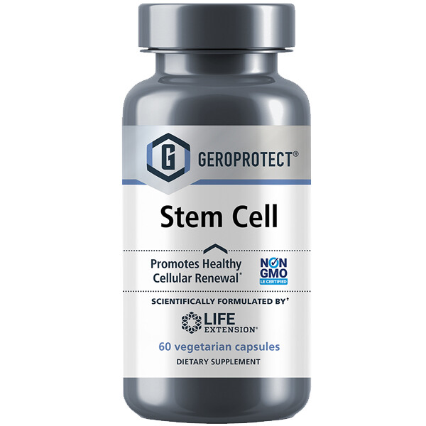 Продление жизни GeroProtect Stem Cell 60 капсул Транс-ресвератрол / Ливинол