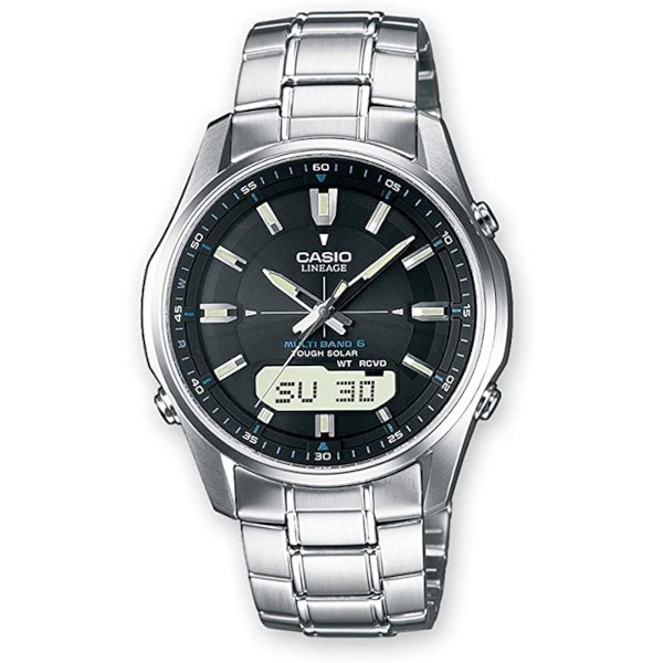 Casio Wave Ceptor LCW-M100DSE-1AER Funk Silber Schwarz Herrenuhr - Bild 1 von 1