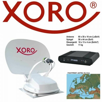 XORO MTA 55 Mobile Satellitenantenne für Wohnmobile Camping Boot