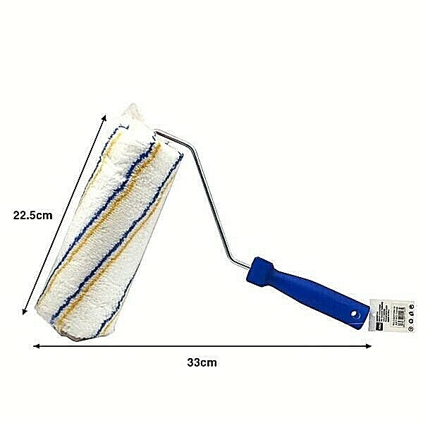 Rullo per Pittura Vernice Imbianchino Pareti Spugna Anti goccia 9 #  Manico Hmj