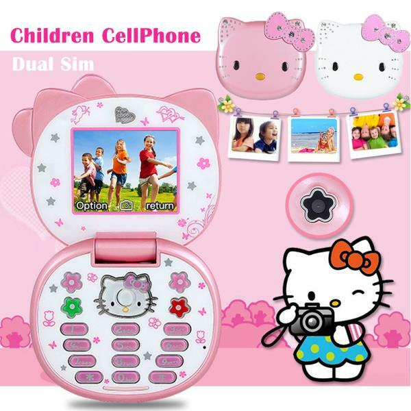 Unlocked K688 Flip Cute Lovely Small Mini Phone For Women Kids Girls Dual Sim NE
