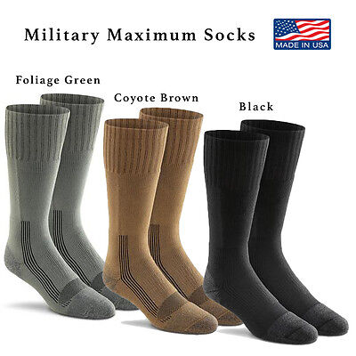 Military Tactical Boot Socks Wick Dry Made USA NEW 6074 Fox 