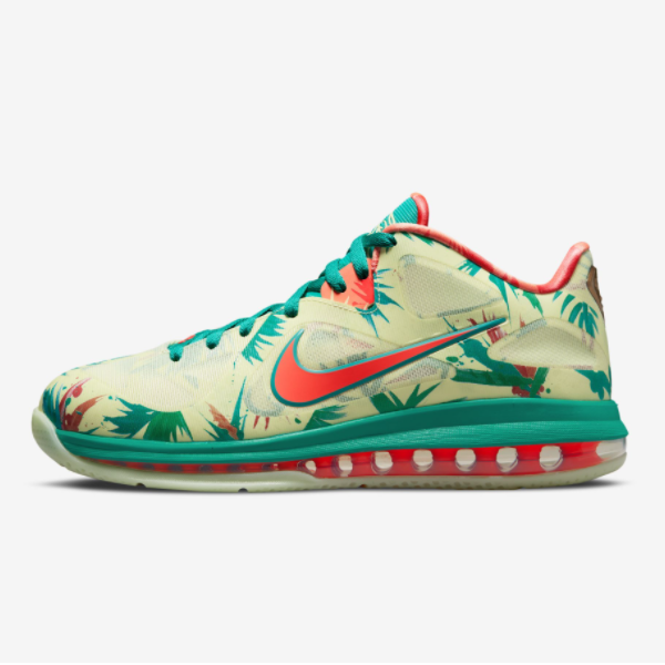 

Низкие кроссовки Nike LeBron 9 Lime/Bright Mango — DO9355 300 Expeditedship, Nike LeBron 9