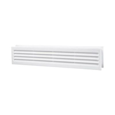 Bathroom Door Air Vent Grille 450mm x 92mm Two Sided Furniture Ventilation Cover
