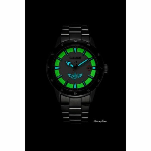 Pre-owned Citizen Aw1166-66a [ Collection Eco Drive Buzz Lightyear "toy Story"]