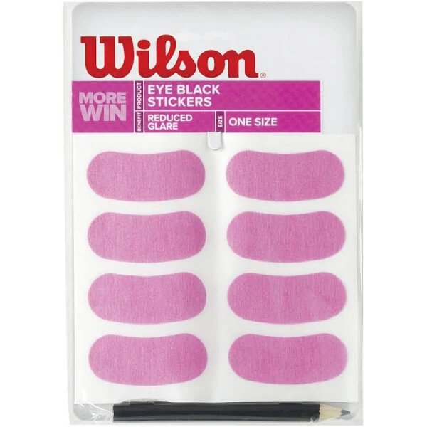 Wilson Football Eye Black Breast Cancer Awareness Pink Stickers w black
