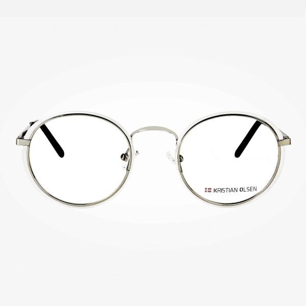 Kristian Olsen KF113 01 Damen Brille Metall Oval Silber